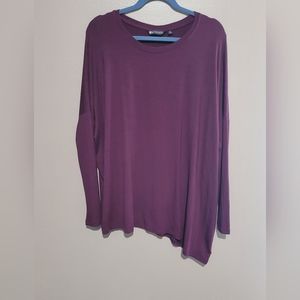Athleta Burgundy Small Oversize Tunic Top